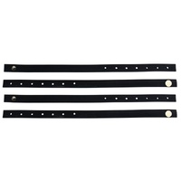 1967 - 1970 Mustang 4pc AC Hoses to Cowl Braces Straps