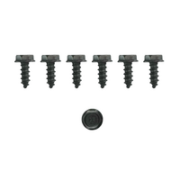 1967 - 1968 Mustang 6pc AC Firewall Seal Retainer Mounting Hardware