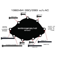 1964-65 Mustang Water Pump Bolts (260, 289 without A/C)