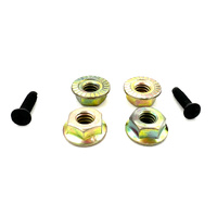 1967 Mustang 6pc Fog Lights to Grill Mounting Hardware