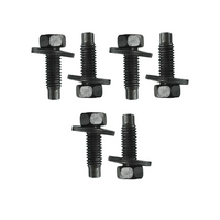 1969 - 1973 Mustang Convertible 6pc Floor Reinforcement Mounting Hardware