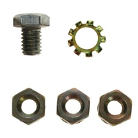 1970 -1973 Mustang 6cyl 5pc Battery Cable Mounting Hardware Kit