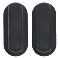 1964 - 1973 Mustang Drum Brake Plate Adjusting Hole Rubber Plugs - Pair