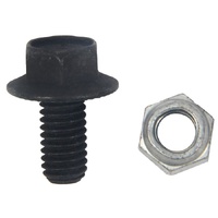 1968 - 1973 Mustang 6cyl 2pc AC Compressor Brace Side Mounting Hardware