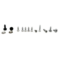 1965-66 Ford Mustang Coupe Quarter Trim Panel MOUNTING HARDWARE Kit STD Interior