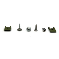 1971 - 1973 Mustang Folddown Seat Carpeted Rear Panel Mounting Hardware