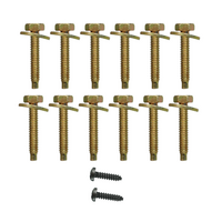 1965 - 1973 Mustang Convertible 12pc Top To Body Tack Strip Hardware