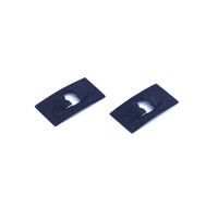 1969 - 1970 Mustang Fastback 2pc Clock Opening Cover Mounting Hardware