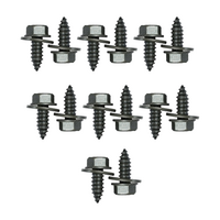 1971 - 1973 Mustang 14pc Front Spoiler Mounting Hardware