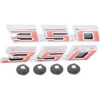 1968 - 1969 Pontiac Firebird 350 Hood Emblem Set