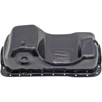 1984 - 1995 Mustang Small Block Painted Oil Pan (Black) with Plug