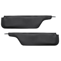 Ford Falcon XT XW XY/Fairlane ZB ZC ZD Perforated Sunvisors - Black
