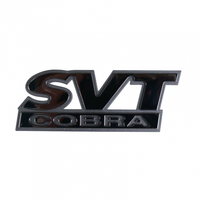 1994-04 SVT Cobra Trunk Emblem - Black Chrome