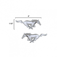 Mustang Pony Emblems - LH & RH