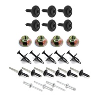 1999 - 2004 Mustang Front Bumper Cover Hardware Kit