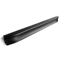 1966-77 Ford Bronco Smooth Front Or Rear Bumper - Black
