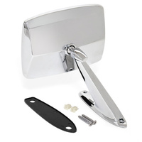 1980-89 Ford F-Truck/Bronco Outside Mirror - Left, Chrome