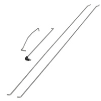 4pc Tailgate Latch Release Actuator Rod Set for 1983-1996 Ford Bronco