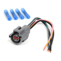 1990-1996 Ford Bronco Fuel Sending Unit Wire Harness Pigtail Female Mini 4-Pin Round Connector For Repair Or Convert