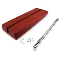 1964-65 Ford Falcon/Ranchero Console Top Lid with Trim - Red