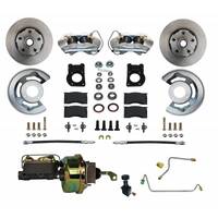 1964 - 1966 Mustang Power Disc Brake Conversion Kit - Manual Transmission - KH Style 4 Piston Calipers
