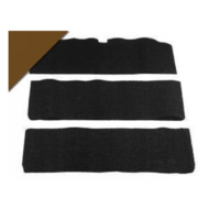 1965 - 1968 Mustang Fold-Down Seat Carpet (Dark Brown)