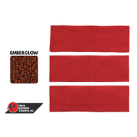1966 - 1968 Mustang Fastback Fold-Down Seat Carpet - Emberglow