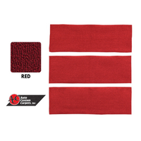 1969 - 1970 Mustang Fastback Fold-Down Seat Carpet (100% nylon) Red