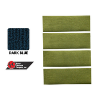 1971 - 1973 Mustang Fastback Fold-Down Seat Carpet (100% Nylon) Dark Blue