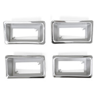 1970-77 Ford Maverick 4pc Side Marker Light Bezel Set