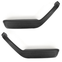 1981-86 Mustang/1978-83 US Fairmont Arm Rest Pad Black Pair For Coupe & Hatchback