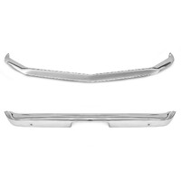 1969-70 Ford Mustang Chrome Bumper - Front & Rear Set