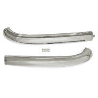 1965-68 Mustang Convertible Windshield Molding Top - Pair