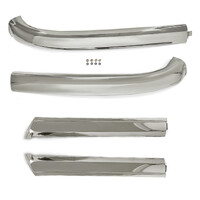 1965-68 Mustang Convertible Windshield Molding Top and Pillar Set