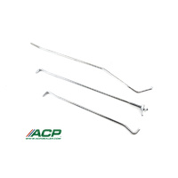 1967-68 Mustang Door Lock Rod Set (3pc Set) Left