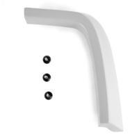 1971-72 Mustang Front Fender Extension Moulding - Left
