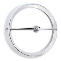 1965-68 Mustang Fog Light Bezel - Driver Or Passenger Side