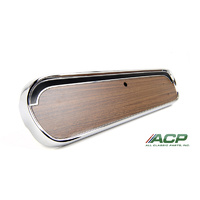 1965-66 Mustang Glove Box Door - Woodgrain Pony-style