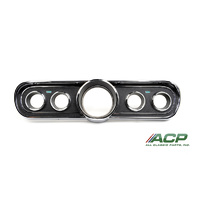 1966 Mustang Black Camera Case Finish Instrument Bezel
