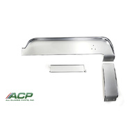 1967 Mustang Metal-Backed Aluminum Dash Trim Set (Upper/Center/Lower)