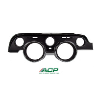 1968 Mustang Instrument Bezel - Black Camera Case Finish (w/o Running Horse Emblem)