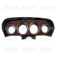 1970 Mustang Deluxe Instrument Bezel - including Woodgrain