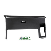 1971-73 Mustang Dash Trim w/Warning Light Hole - Black Camera Case
