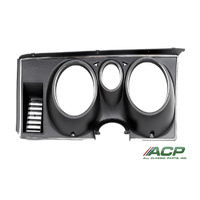 1971-73 Mustang Black Camera Case Finish Instrument Bezel