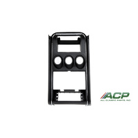 1971-73 Mustang Dash Trim Center - Standard Black with Gauge Holes
