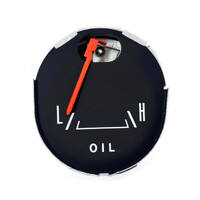 1965-66 Ford Mustang Oil Pressure Gauge For Round Instrument Bezel