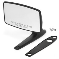 1967-68 Mustang Black Outside Door Mirror