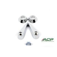 1969-72 Mustang Seat Latch Set Handle/Bezel/Screw Set 6 pcs (Reclining)