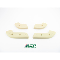 1968-70 Mustang/Cougar 4pc Seat Side Hinge Cover Set - Neutral