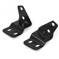 1967-70 Mustang Fastback Non-Folding Rear Seat Back Panel Upper Bracket Pair